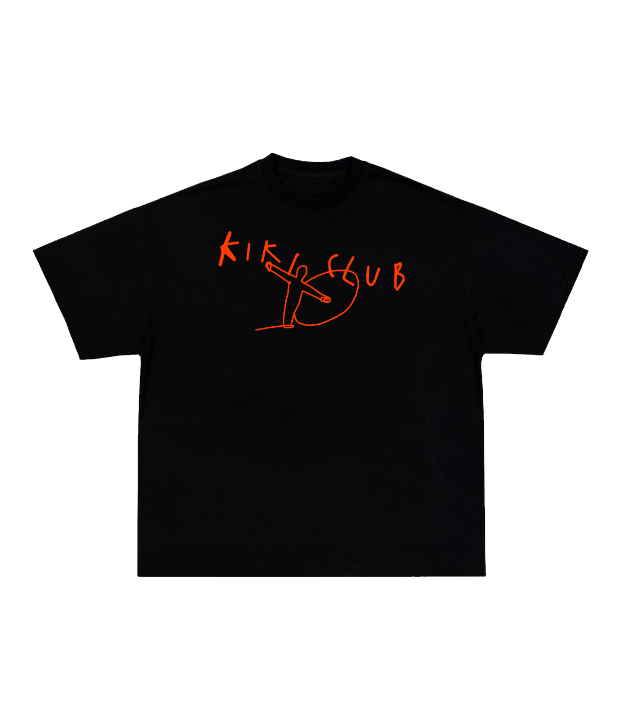 KIKI CLUB, The Only Way Out Is In, Black, Man Tee