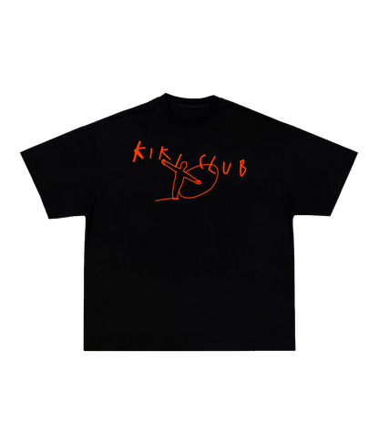 KIKI CLUB, The Only Way Out Is In, Black, Man Tee