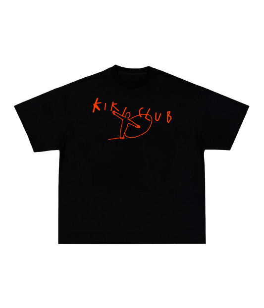 KIKI CLUB, The Only Way Out Is In, Black, Man Tee