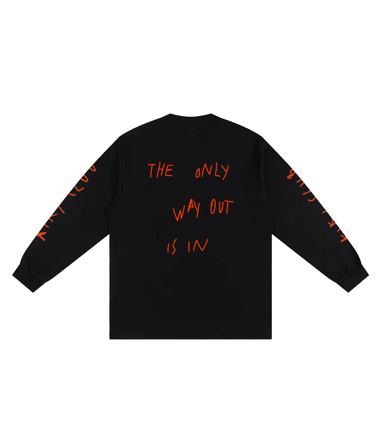 KIKI CLUB, The Only Way Out Is In, Black, Long Sleeve