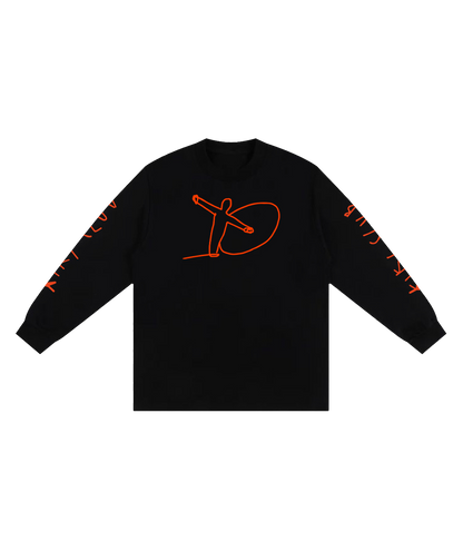 KIKI CLUB, The Only Way Out Is In, Black, Long Sleeve