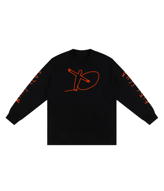 KIKI CLUB, The Only Way Out Is In, Black, Long Sleeve
