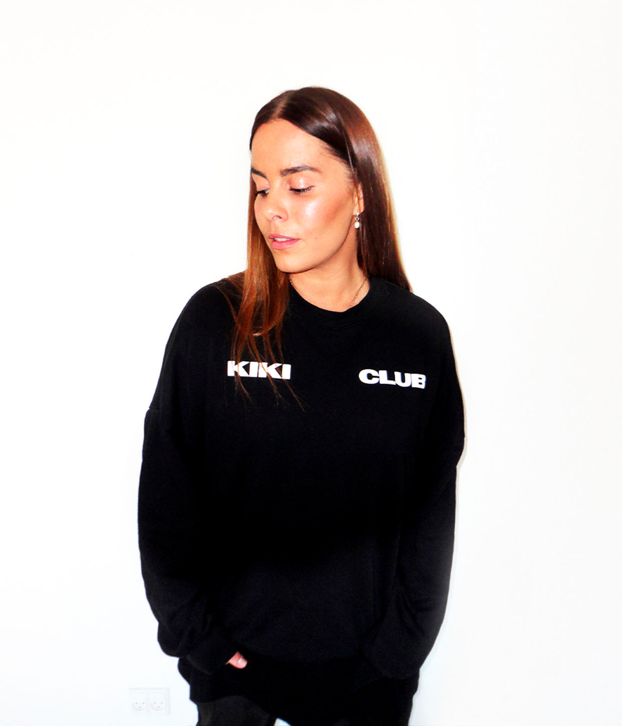 KIKI CLUB, Økologisk Oversized Sweatshirt