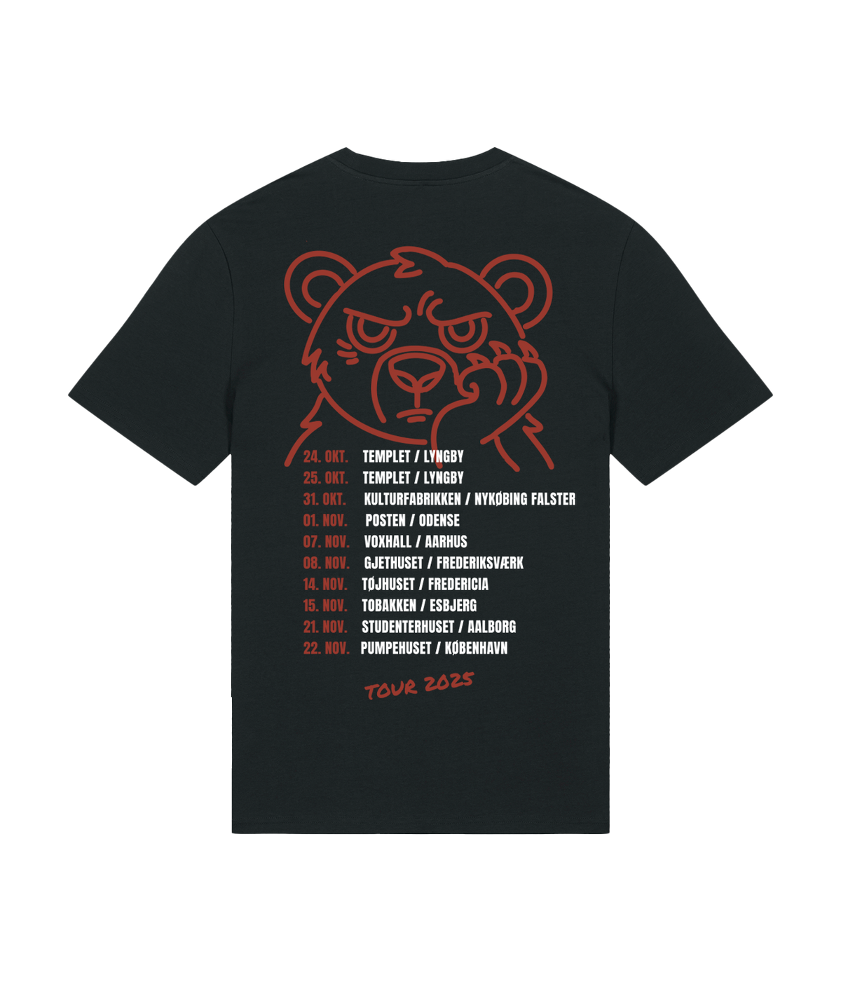 Tour 2025, T-shirt