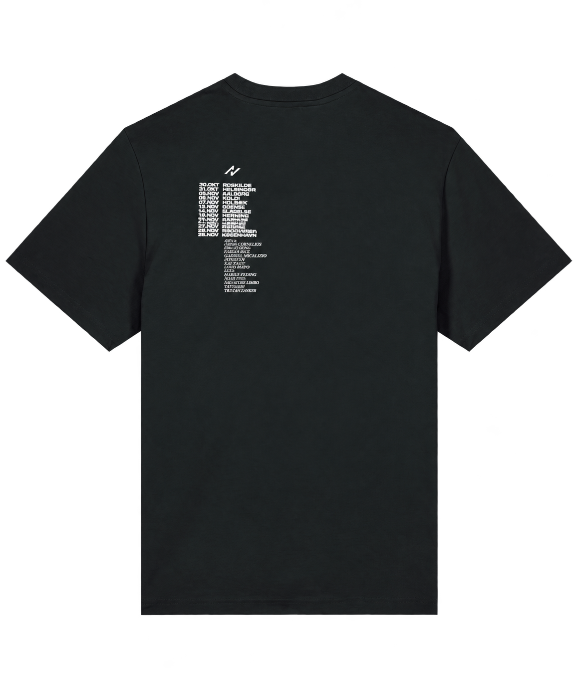 Jeg Var Der Tour 2026, Black T-shirt