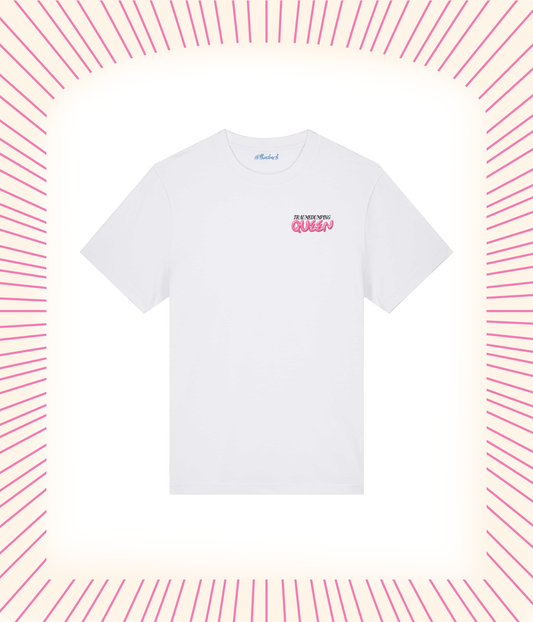 Traumadumping Queen Hvid T-shirt