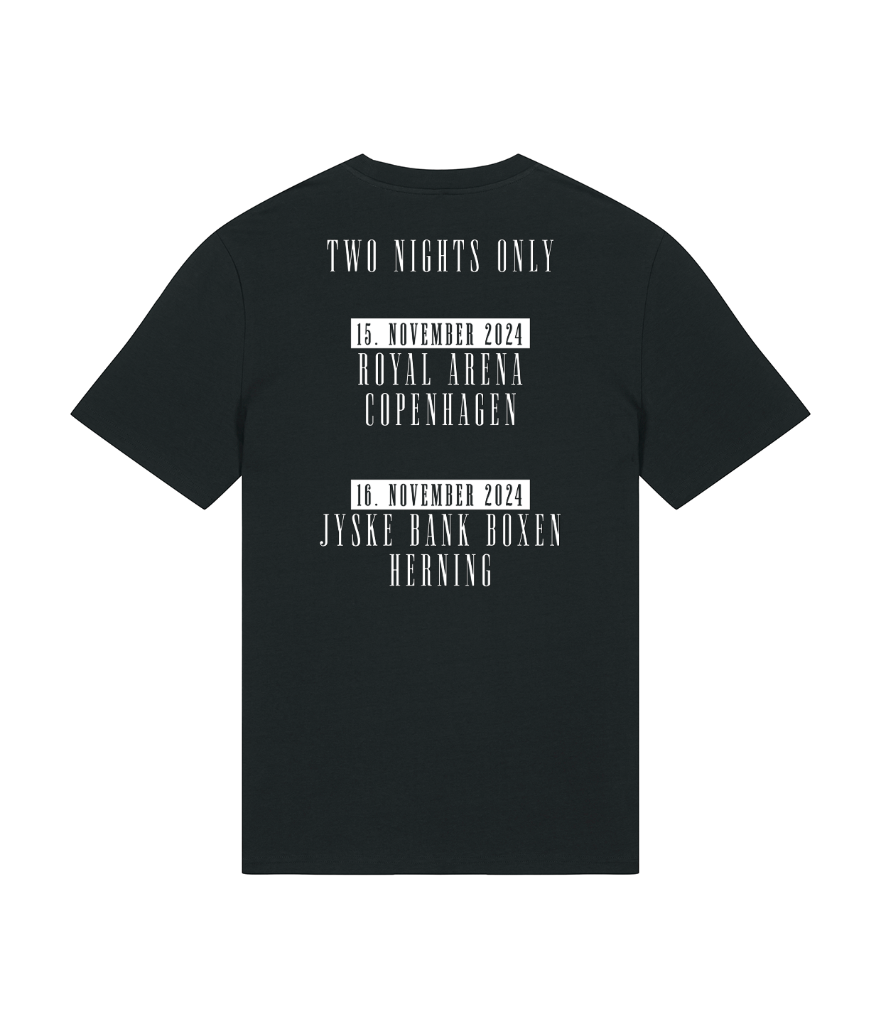 Two Nights Only T-shirt Black