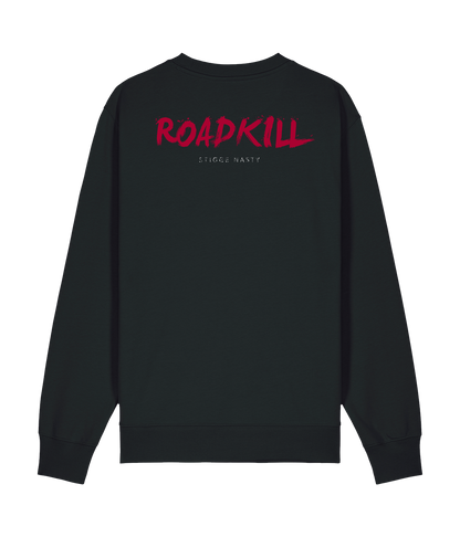 Warning, Sort Sweatshirt