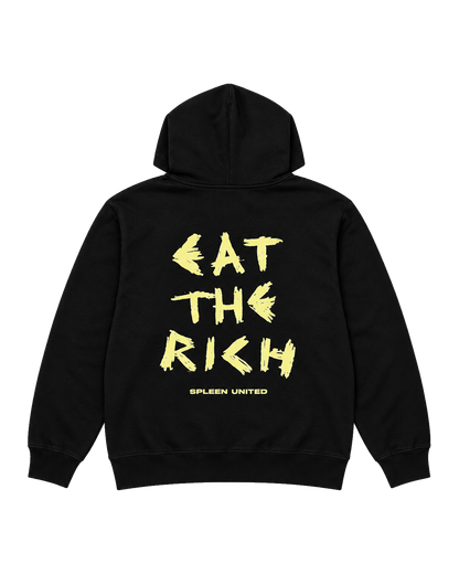 Eat The Rich, Sort Hoodie