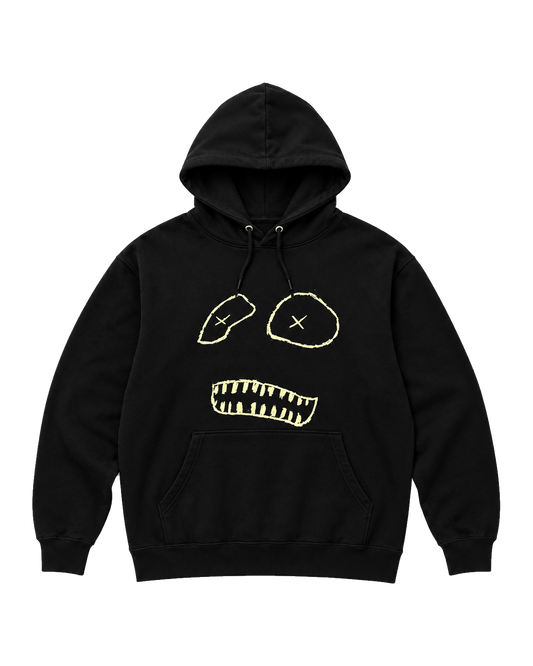 Eat The Rich, Sort Hoodie