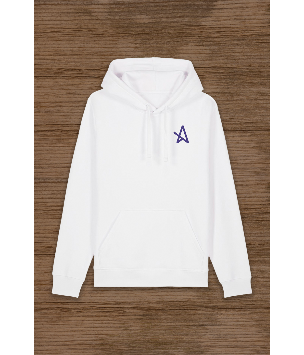 Ankerstjerne grå/blå, Hoodie