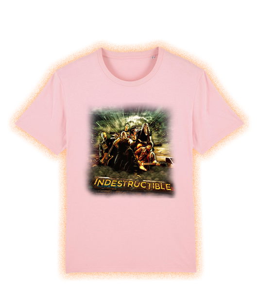 Indestructible, Cotton Pink, Økologisk T-shirt
