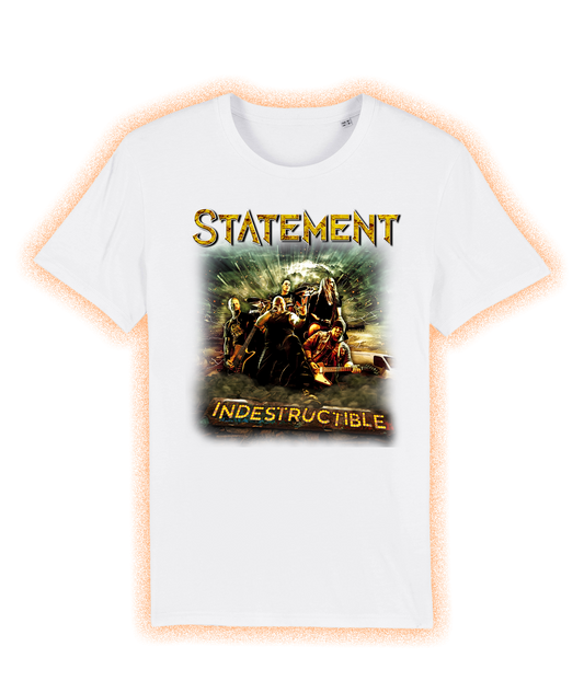 Indestructible, White, Økologisk T-shirt