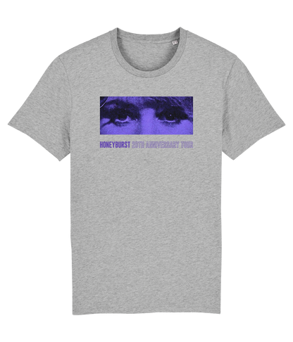 Honeyburst 'Single Eyes', Grey T-shirt