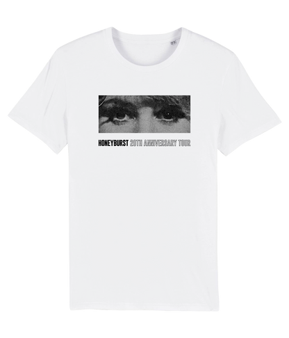 Honeyburst 'Single Eyes', White T-shirt