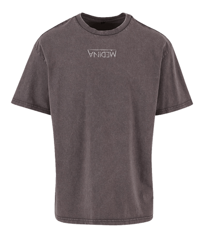 Kun For Mig - Oversized Acid Washed, GREY T-shirt