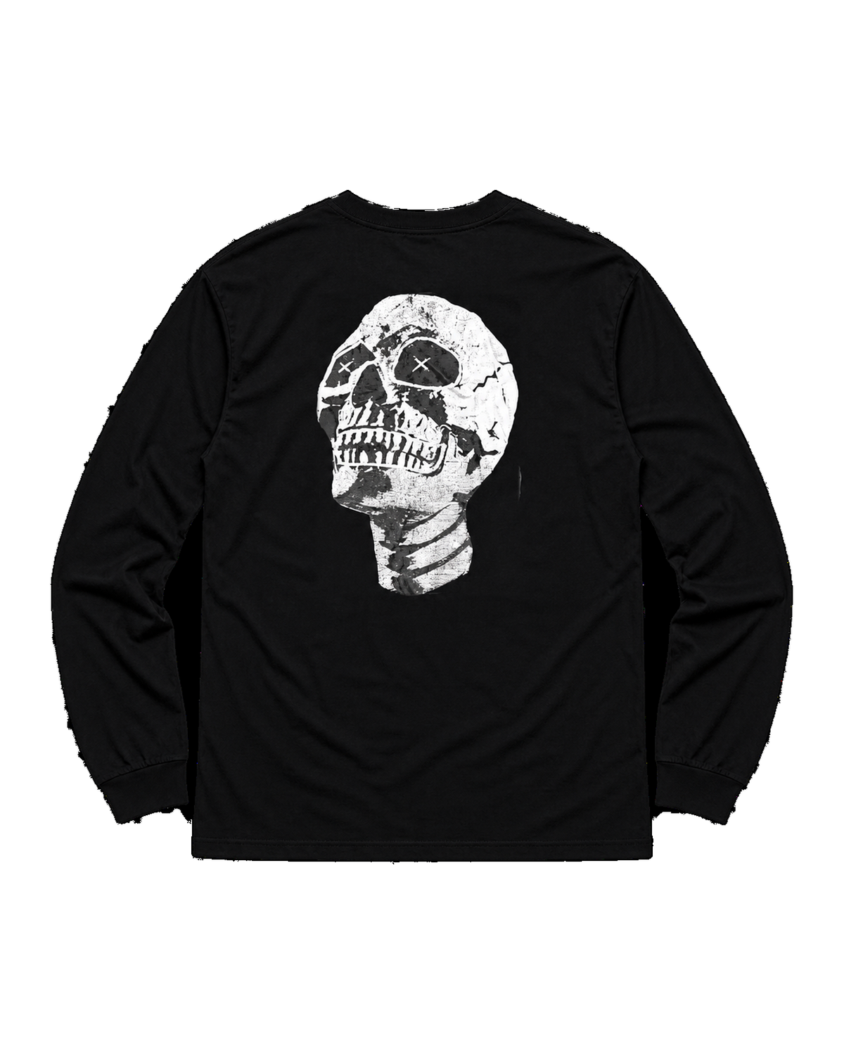 Skull, Sort Longsleeve