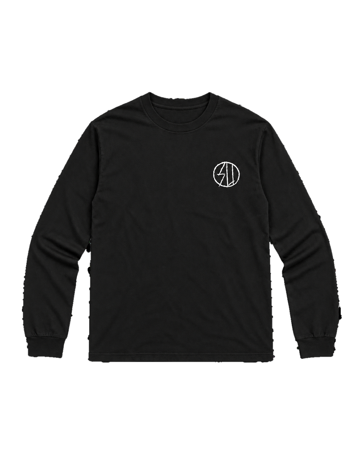 Skull, Sort Longsleeve