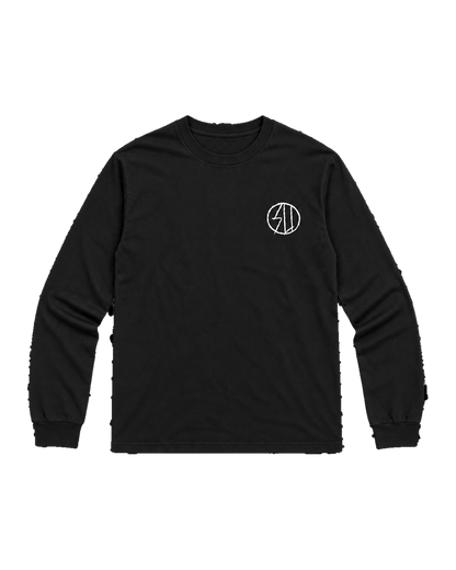Skull, Sort Longsleeve