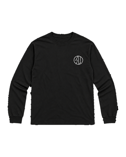 Skull, Sort Longsleeve