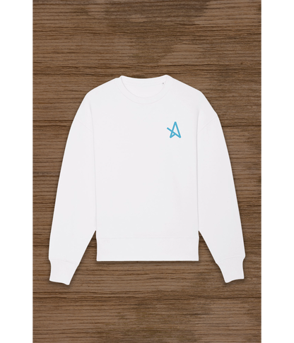 Ankerstjerne rød/blå, Øko Crewneck