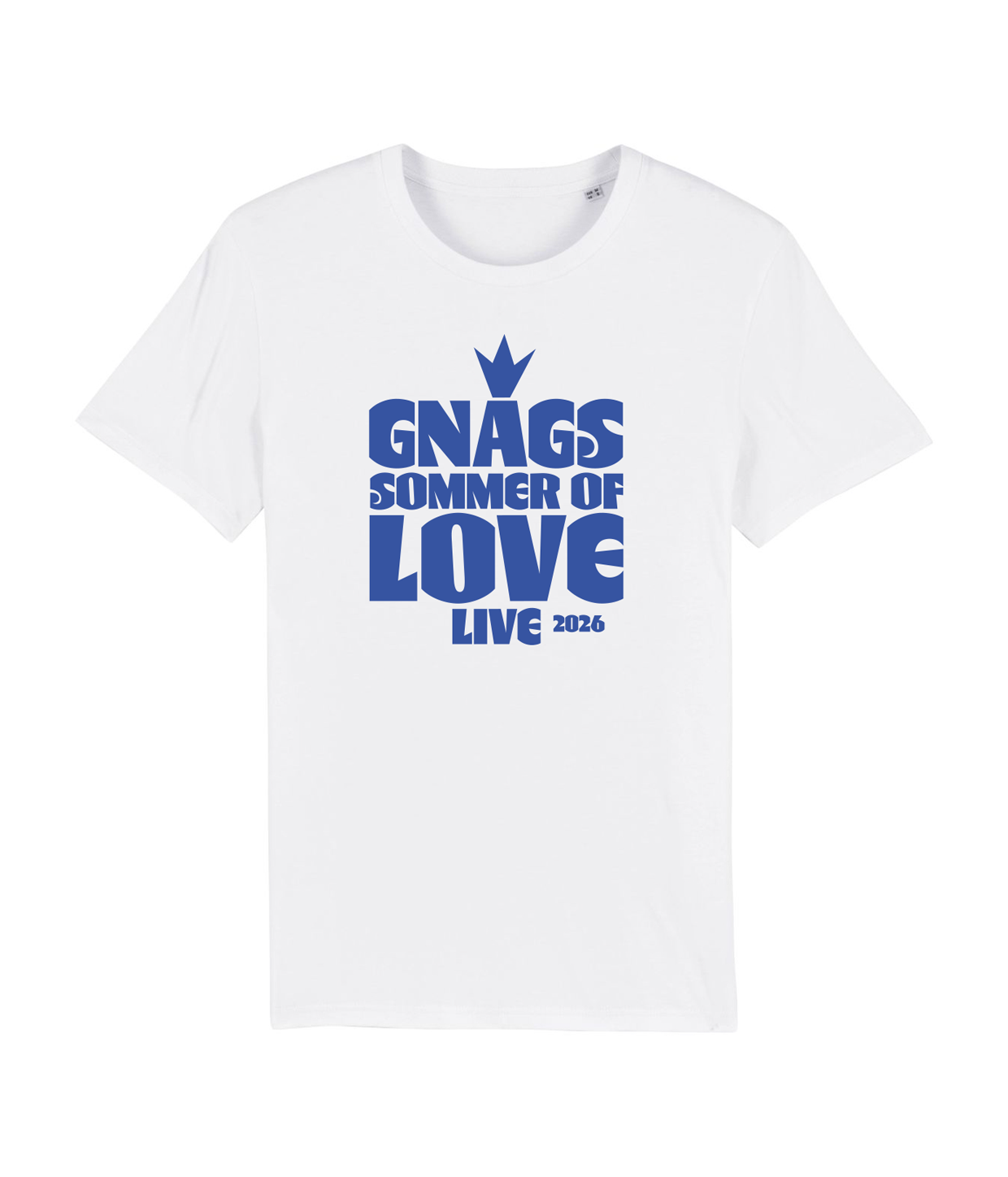 Sommer of Love Plain, Hvid T-shirt