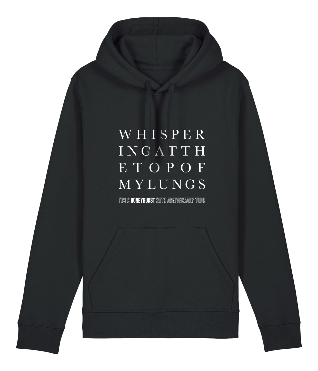 Honeyburst 'Whispering', Black Hoodie