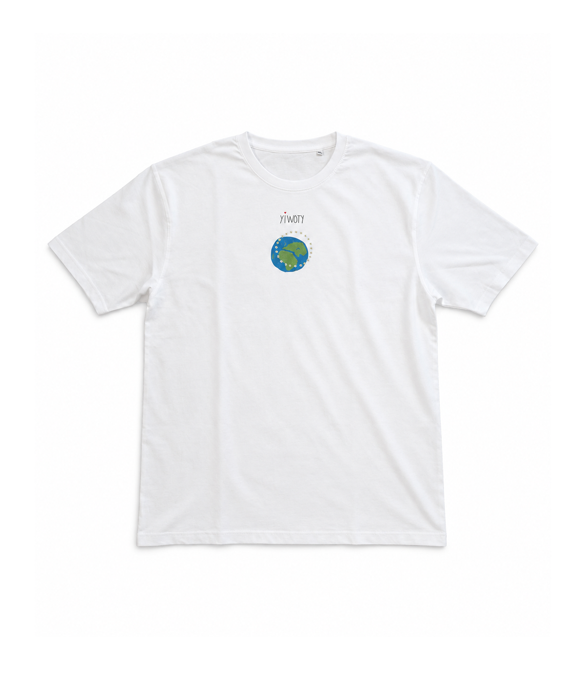 Yiwoty Earth Tee, Hvid