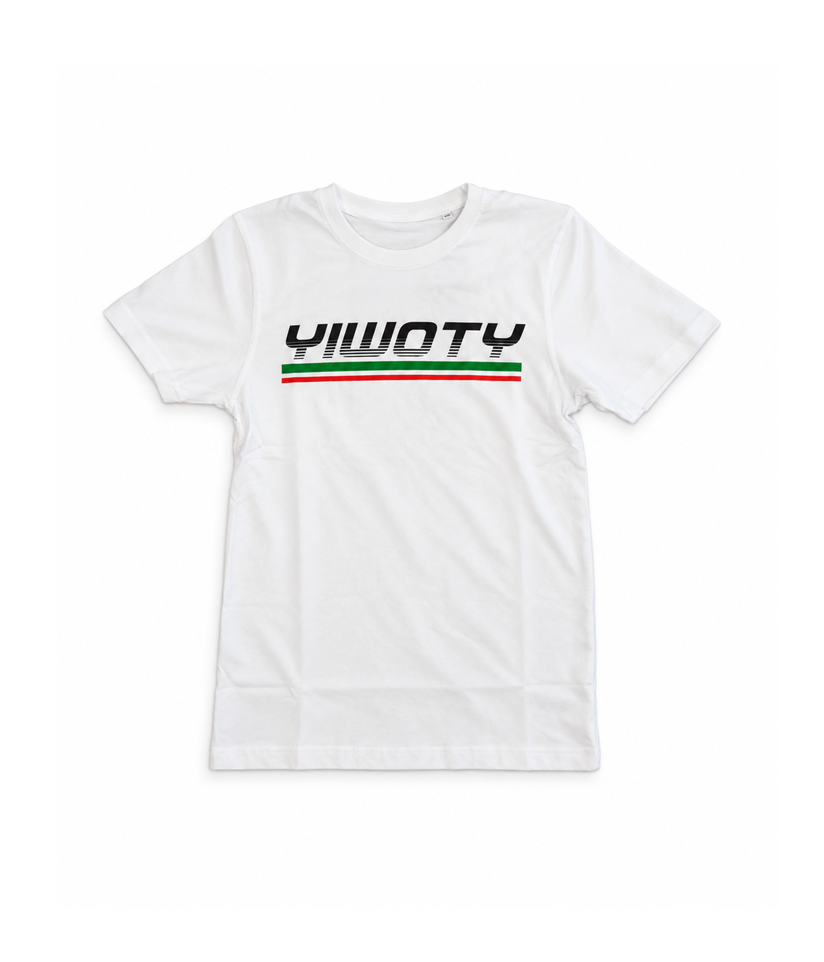 Yiwoty Grøn / Rød Tee, Hvid